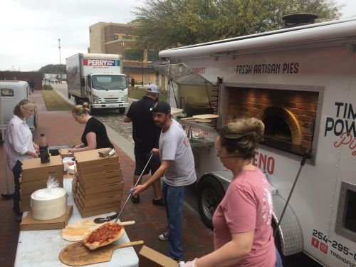 Perry Office Plus pizzas
